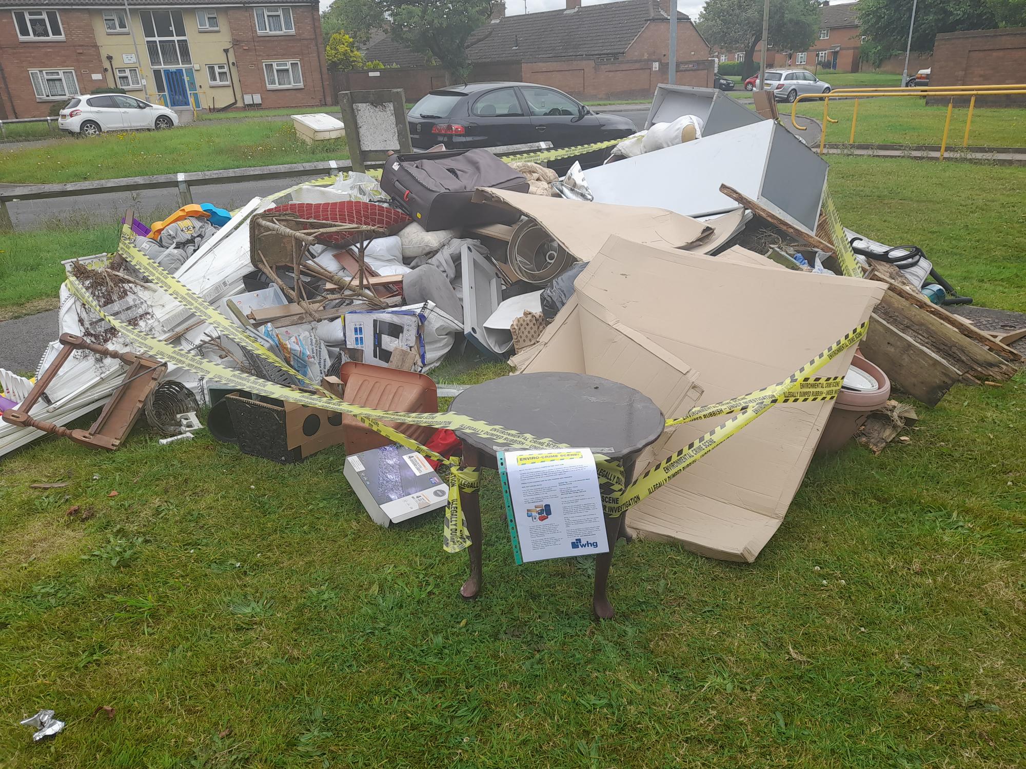 Crime scenes set up across Walsall as cost of fly-tipping hits £600,000