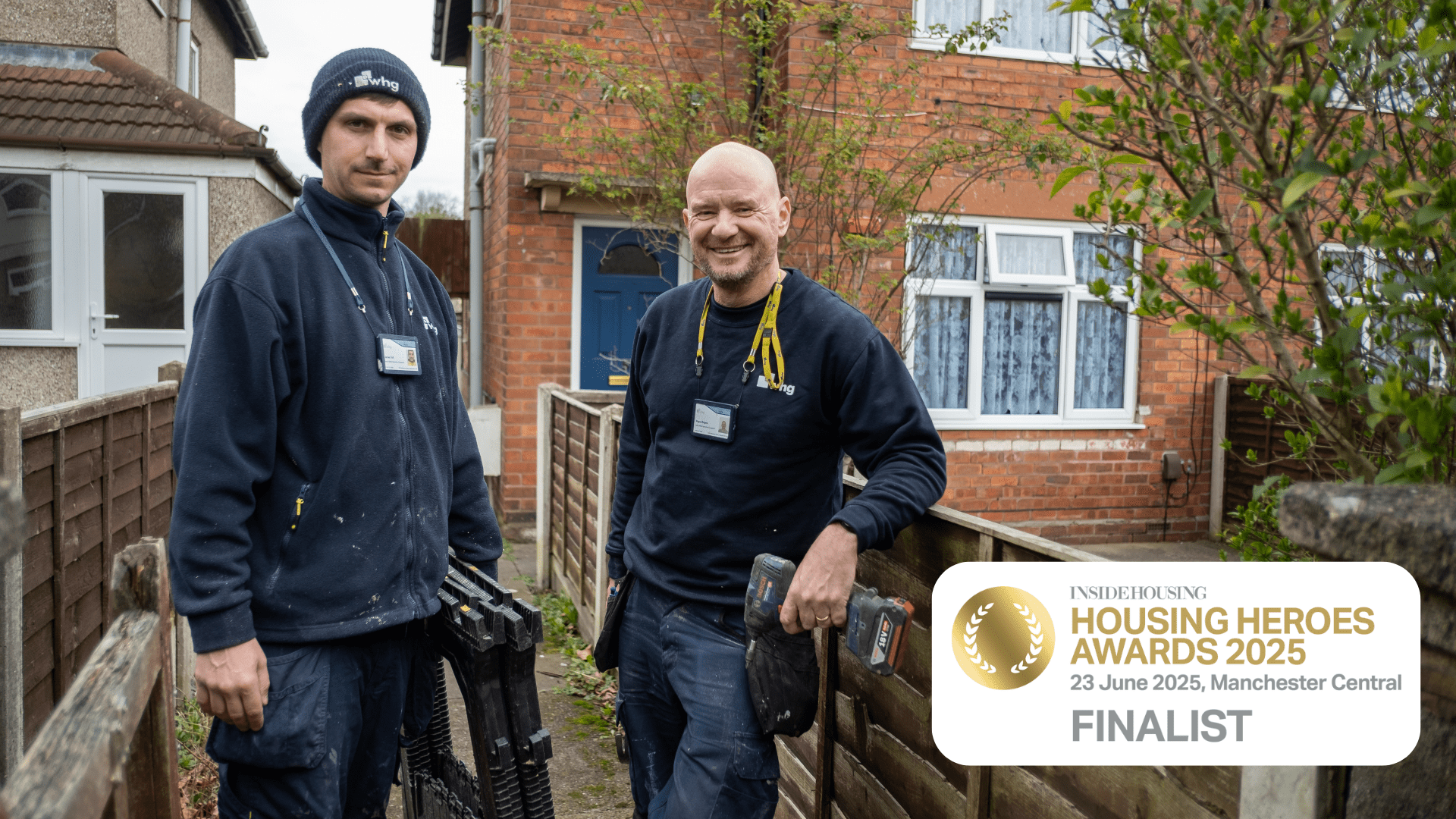 whg’s Home Maintenance Services Team shortlisted for national Housing Heroes Award