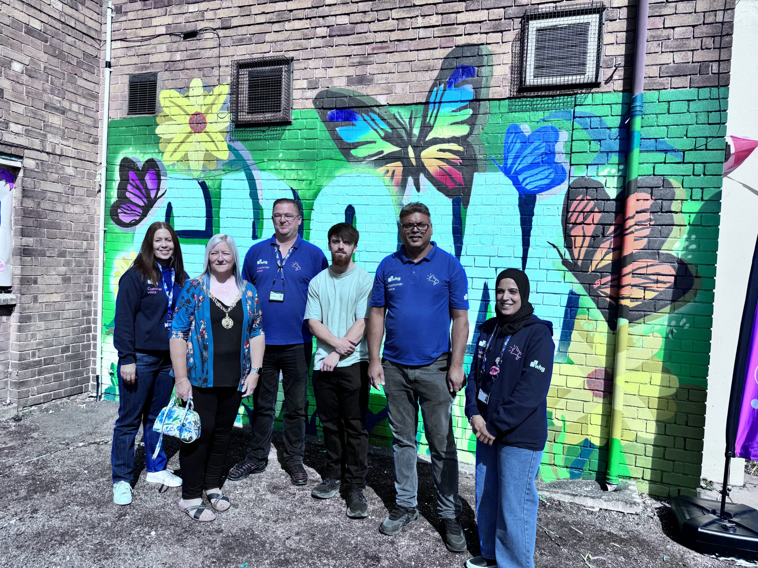 Community comes together to unveil new mural in Dudley Fields